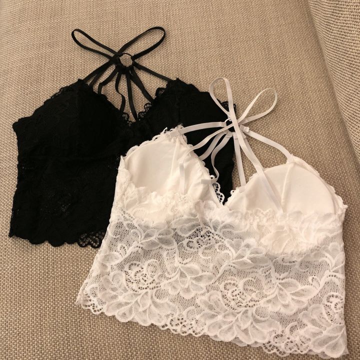 Sexy%20Lace%20Chest%20Wrap%20Korean%20Style%20Scheming%20Halter%20Women's%20Tube%20Top%20Underwear%20with%20Chest%20Pad%20Base%20Bra%20-%20Image%203