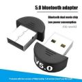 USB Bluetooth 5.0 Adapter Wireless Dongle Stereo Receiver Audio For TV PC Laptop - black. 