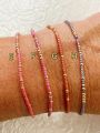 Shinus Tiny Bead Bracelets 2024 New Delicate and Elegant Chain Minimalist Best Friend Gift Boho Jewelry For Women Men.