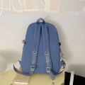 Popular Pink Purple Color Girls High School Student Backpack Bags. 