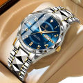 Swiss New Men's Watch Automatic Mechanical Waterproof Business Double Calendar Luminous Men's Quartz Watch. 