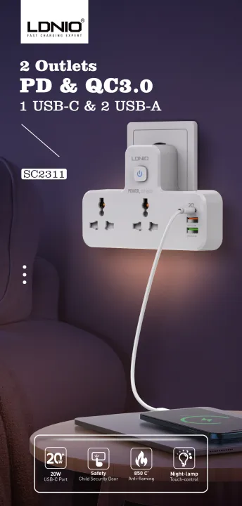 LDNIO%20Power%20Strip%202%20Port%20with%202%20USB%20and%201%20USB-C%20PD%20&%20QC3.0%20E%20-%20Image%208