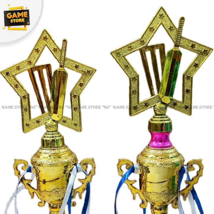 Cricker%20Tournament%20Gold%20Trophy%20Recognize%20Excellence%20on%20the%20Court%20with%20This%20Gold%20Trophy%20Standing%2012%20&%2014%20Inches%20approx%20Tall%20-%20Image%202