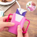 Milk Box Holder Infant Anti-Spill Cup Holder Bottle Cup Milk Holder Adjustable Safety Plastic Baby Toddler Juice Box Drinking. 