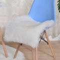 Soft Fluffy Faux Fur Sheepskin Rug Washable Carpet for Home Decoration 40x40cm White.