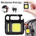 Mini LED Flash-light Work Light Portable Pocket Flas-hlight Keychains USB Rechargeable Small Light Corkscrew Waterproof Camping Lantern Magnet Design Fishing Emergency Lamp 3 Mode. 