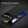 NILLKIN Super Frosted Shield Phone Case For Xiaomi POCO X4 Pro 5G Shockproof Matte Finish Surface Hard PC Phone Cover Shell Black. 