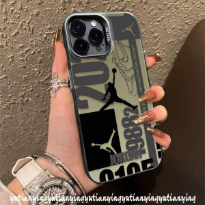 Bilashmart Doodle Creative Trendy Brand Cartoon Cool Slam Dunk Case Compatible for IPhone 7Plus 11 15 13 14 12 Pro Max 15 7 8 14 Plus XR X XS Max SE 2020 Luxury Plated Metal Lens Soft Case