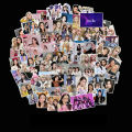 Kpop Girls GIDLE TWICE ITZY Kep1er Mamamoo Stickers New Album Cute Kpop Girl Group Idol Star Stickers Set Fans Gift.