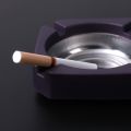 Household Detachable Rotatable Lid 360 Degree Free Rotation Stainless Steel Corrosion Resistance rtable Ashtray.