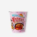 Spicy Chicken Ramen carbo cup noodles. 