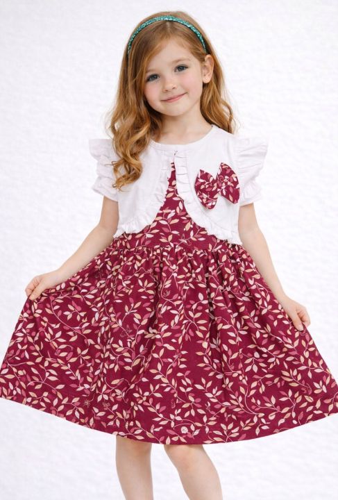 just%201-2%20years%20Unique%20Baby%20Girls%20Dress%20Frock%20Summer%20Collection%20Premium%20Tops%20for%20Baby%20Girls%20-%20Image%202