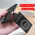 Qi Wireless Charger Receiver Support Type C MicroUSB Fast Wireless Charging Adapter For iPhone5-7 Android phone Wireless Charge.