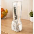 Modern Transparent Spoon Holder for Kitchen - Sleek & Stylish Design-D Shop. 