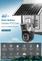 V380 Pro 4G Dual Lens Solar PTZ Outdoor Camera Solar Powered Outdoor PTZ Security CCTV Camera V380 4G Sim Card Supported IP Camera.