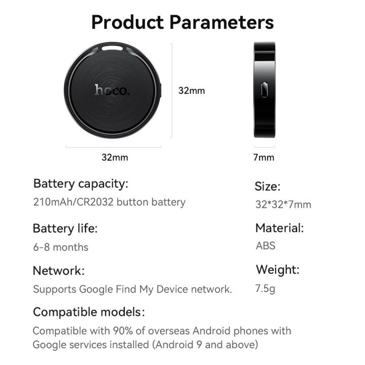 Hoco%20O%20Tag%20Intelligent%20Positioning%20Anti-Lost%20Device%20E96A%20Busca%20%E2%80%93%20Support%20Google%20Find%20My%20Network%20Suitable%20for%20Android%20-%20Image%207