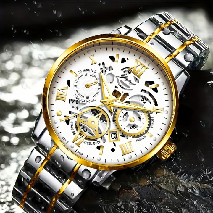 Fashionable%20Business%20Men's%20Watch%20With%20Hollow%20Design,%20Calendar%20Waterproof%20Durable%20Wrist%20Watch%20-%20Image%205