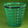 Golf Basket Golf Container with Handle Ball Rack for Stadium Outdoor Sports Green. 