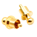 NAMUNY 8Pcs Socket Cover Cap Gold Plated RCA Cap Plug Short-Circuit Socket Phono Connector Shielding RCA Shielding Plug. 