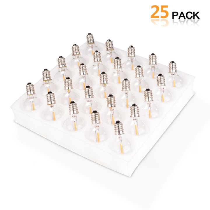 25PCS%20G40%201W%20LED%20String%20Lights%20Replacement%20Bulb%20E12%20220V%20Warm%20White%202700K%20Glass%20LED%20Light%20Bulbs%20360%20Grad%20Beam%20Angle%20Non-Dimmable--Warm%20white%202700K--E12%20220V-240V%20-%20Image%205