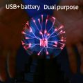 3.93inch Touch-sensitive plasma ball magic ball usb electrostatic induction ball negative ion touch electrostatic creative light.