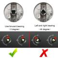 Stoves Cooker Knobs,Oven Knob 6pcs,Zinc alloy 6mm Universal Silver Gas Stove Control Knobs Adaptors Oven Rotary Switch Cooking Surface Control Locks. 