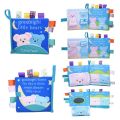 Soft Books Infant Cute Animal Pattern Cloth Books Baby Educational Cloth Book Cognition Toys. 