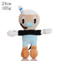 Tea Cup Head Adventure CupHEAD Surrounding the Game Mug Head Mugman Plush toy doll. 
