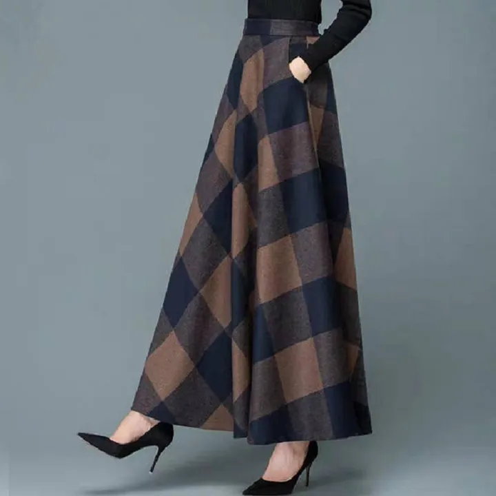 Office%20Skirt%20Thick%20Elegant%20Skirt%20Warm%20Versatile%20Fashion%20High%20Waist%20A-Line%20Maxi%20Winter%20Long%20Skirt%20-%20Image%203