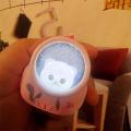 Creative Bear Keychain Starry Cute Small Night Light Keychain Kawaii Light Up Astronaut Keychain for Car Accessory Backpack.