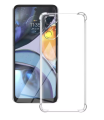 Motorola Moto G22/G22s Soft TPU Back Cover Shockproof Silicone Bumper - Transparent. 