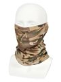 Tactical camouflage neck scarf for military fans, men's summer outdoor cycling sports, fishing sun protection mask, mountaineering thin hood.