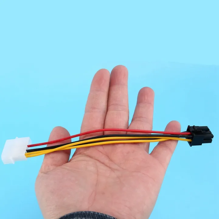 4X%204-Pin%20Male%20to%206-Pin%20Female%20Socket%20Power%20Cable%20for%20PCIe%20PCI%20Express%20Adapter%20-%20Image%205