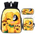 Kawaii Cartoon Mikecrack Backpacks Anime Compadretes Schoolbag Children Bookbag 3Pcs/Set Students School Bag Los Compas Mochila.