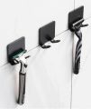 1pcs Razor Holder Men Shaving Shaver Razor Stand Shelf Shaving Razor Storage Rack Bathroom Hook Organizer.