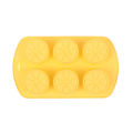 Fruit Shaped Silicone Mold 6 Holes Lemon Shaped Silicone Mold DIY Soap Mold Fondant Chocolate Mould Cake Pudding Baking Mold Luolong.