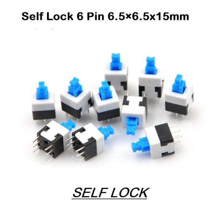 5Pcs-%20SELF%20LOCK%206%20Pin%20Square%206.5%C3%976.5x15mm%206Pin%20DIP%200.1A%2030V%20DC%20Mini%20Self-Locking%20On%20Off%20Multimeter%20Switches%20Power%20Switch%20Self%20Lock%20On/Off%20Double%20Row%20Latching%20Switch%20-%20Image%203