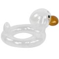 Cute Swim Ring, Transparent Swim Ring Kid, Pool Swim for 3-8 Years Old Children Under 30KG/66lbs. 