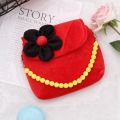 Fashion Shoulder Bag Children Girls Princess Flower Messenger Handbag Lovely Purses.
