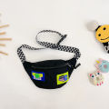 Fashion Children's Chest Bag Boys Korean Cartoon Over-the-shoulder Bag Casual Cute Waist Bag Baby out Change Small Backpack. 