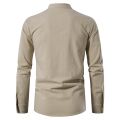 Mens Scottish Jacobite Ghillie Kilt Shirts Medieval Renaissance Pirate Costume Long Sleeve Lace Up Henley Shirt Men Camisas.