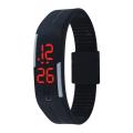Black Silicon LED Sports Watch. 