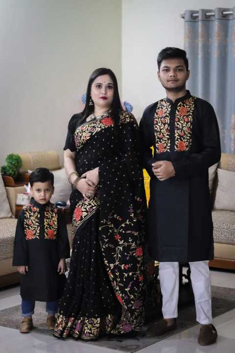 Couple%20Dress%20Saree%20&%20Panjabi%20&%20Baby%20Panjabe%20Combo%20Dress%20Color%20for%20Men%20Women%20Stylish%20New%20Collection%20Blog%20Print%20-%20Image%202