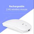 Rechargeable Wireless Optical Mouse, Wireless Computer Gamer 2.4GHz Mouse. 