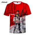 Popular Apex Legends Men 3D TShirts Women Short Sleeve T-shirt Boy/Girls TShirt Game Apex Legends Lifeline Summer Fashion Tops. 