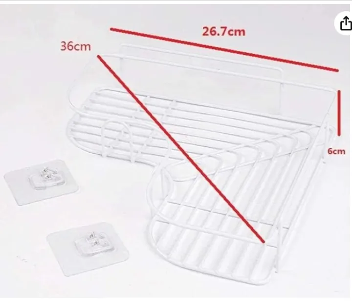 Bathroom%20Shelf,%20Set%20of%201,%20Adhesive%20Metal%20Wall%20Mounted%20Storage%20Organized%20Rack%20for%20Shower%20Caddy,Triangle%20Basket%20No%20Drilling,%20Design%20for%20Bathroom%20Bedroom%20Living%20Room%20and%20Kitchen%20-%20Image%208