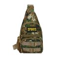Camouflage Large-capacity Chest Bag Outdoor Multi-pocket Crossbody Bag for Outdoor Camping Hiking. 