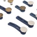 Pants Button Extender, Detachable 12Pcs Soft Silicone Ring Pants Extender Button for Trousers.