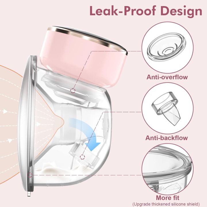 Breast%20Pump%20for%20Feeding%20Mothers,%20Breast%20Feeding%20Pump,%20Electric%20Breast%20Pump%20Automatic%20with%203%20Modes%20&%209%20Levels,%20Rechargeable%20Wearable%20Milk%20Pump%20for%20Breastfeeding%20180ml,%2024%20mm%20Flange%201%20Pack%20-%20Image%203