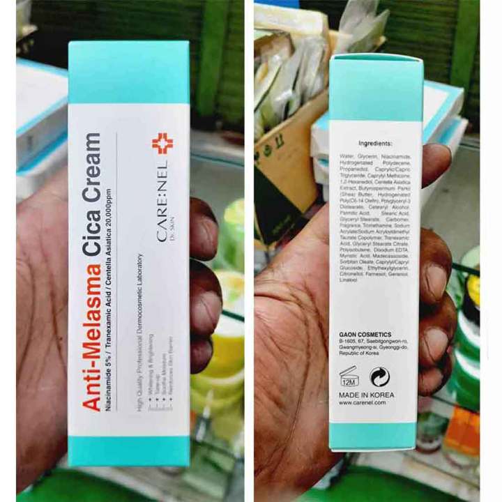 CARENEL%20Anti-Melasma%20Cica%20Cream%2040ml%20(Korea)%20-%20Image%205
